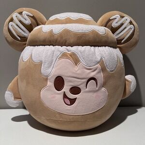 Disney Mickey Mouse Cinnamon Bun Munchlings Plush 16"x10" EX-Large Rare